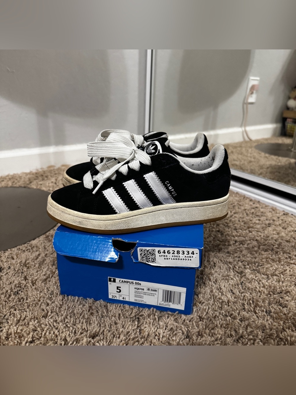 Adidas Campus 00’s Black & White